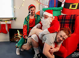 Santa Beau and Elf Eddie fuck Andy Conboi